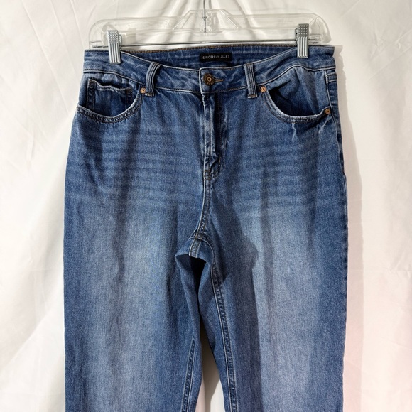 Sincerely Jules High Rise Hem Kick Cropped Jeans With Destroyed Hem Size 11 - Picture 5 of 11
